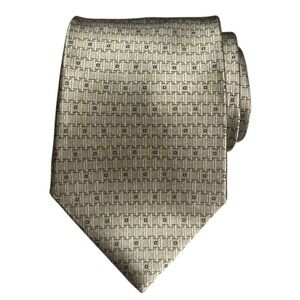 Vintage Palatina Silk Geometric Neck Tie